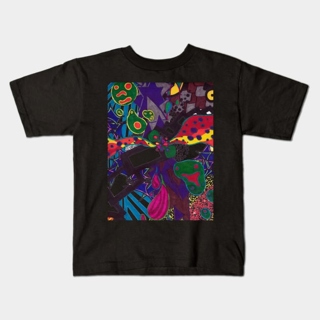 Through the Vortex Kids T-Shirt by Go Ask Alice Psychedelic Threads